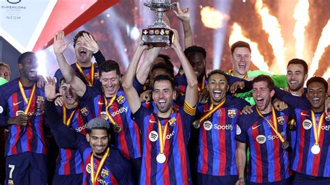 Barcelona Wins Spanish Super Cup After Defeating Real Madrid