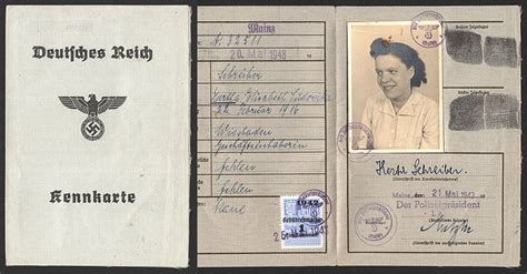 German Third Reich - Civilian Identity Card 'Kennkarte' (1943) Issued