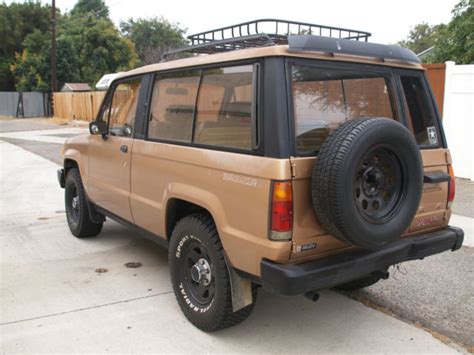 1986 Isuzu Trooper Rare Manual Turbo Diesel 4x4 Low Miles Barnyard Find