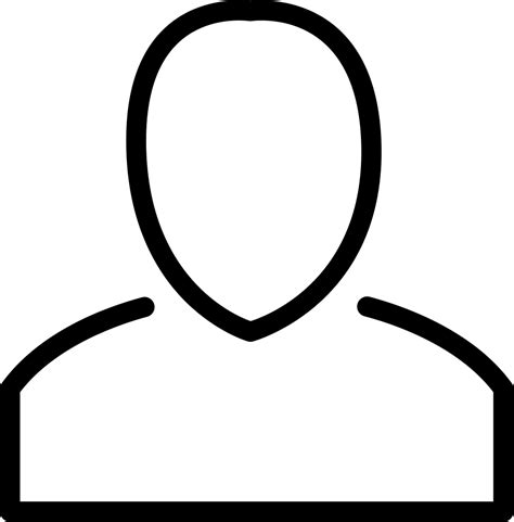 Blank User Profile Svg Png Icon Free Download 24073 Onlinewebfontscom