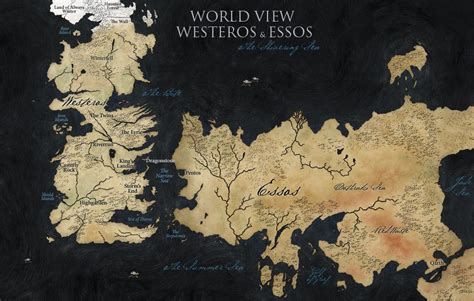 Game Of Thrones Map Explained Westeros Seven Kingdoms