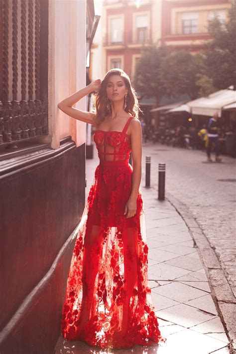 Mariella Red Pretty Dresses Gorgeous Dresses Beautiful Gowns