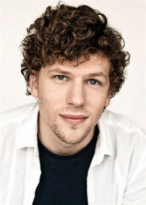 As an example of clean modern haircuts, it can be male perm. If you have hair like Jesse Eisenberg's naturally thick ...