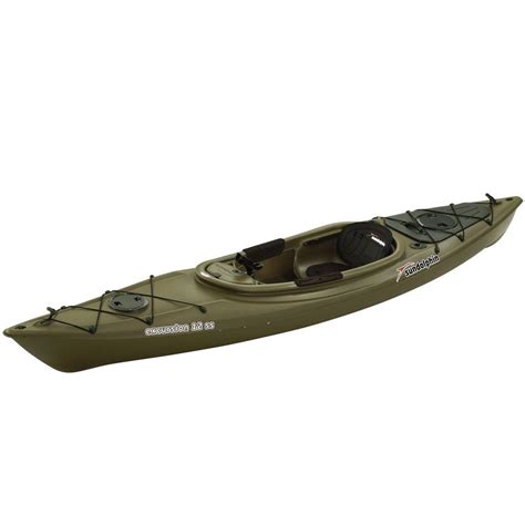 Due to the current issues with the post office, we are only shipping via fedex to a physical address. Sun Dolphin Excursion 12 ft. Sit-In Fishing Kayak-51845 ...