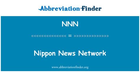 Nnn Definición Nippon News Network Nippon News Network