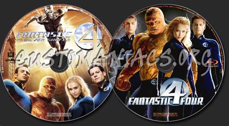 Fantastic Four Blu Ray Label Dvd Covers And Labels By Customaniacs Id