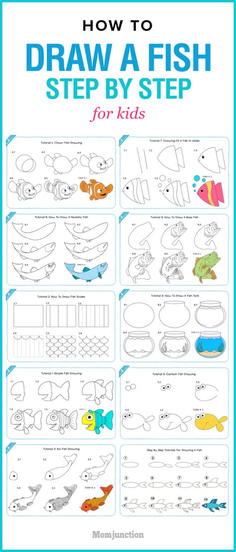 Step by step tutorial, teach you how to draw this cute hamster out, very simple. How To Draw A Fish Step By Step For Kids?