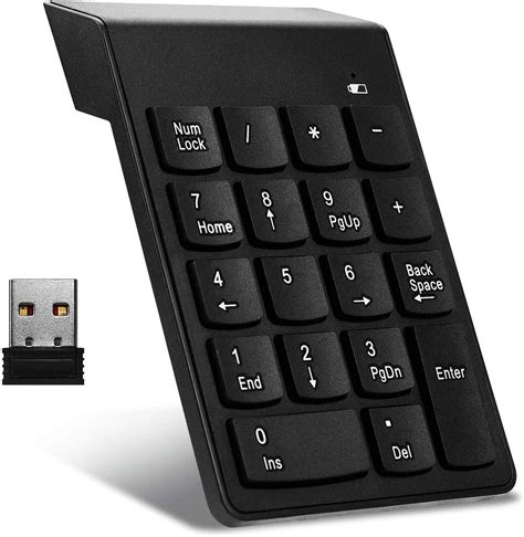 Cimetech Wireless Numeric Keypad 18keys Portable Number Uk