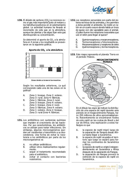 Cuadernillo De Pruebas Saber 11