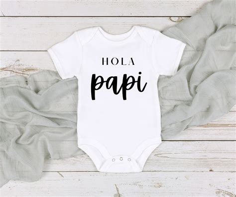 Hola Papi Pregnancy Announcement For Dad In Spanish Etsy