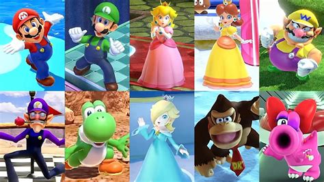 Mario Party Superstars All Characters Youtube