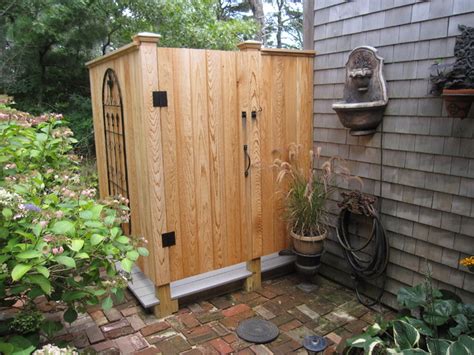 Outdoor Shower Fusion Courtyard Boston By User Houzz