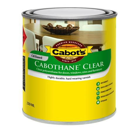 Cabots Cabothane Clear Oil Based Polyurethane Bowens