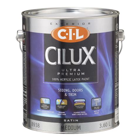 Eggshell and satin are popular for interiors because they're neither too matte. Paint - "Satin Finish" Exterior Latex Paint | RONA