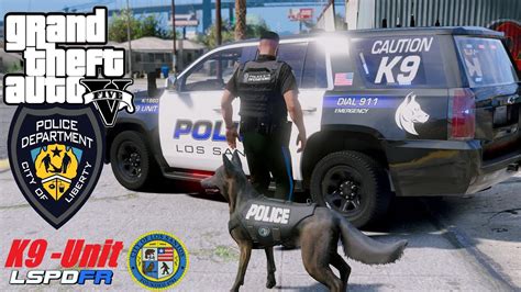 K9 Unit Vs Crazy People Of Los Santos Shootouts And Police Chases Gta