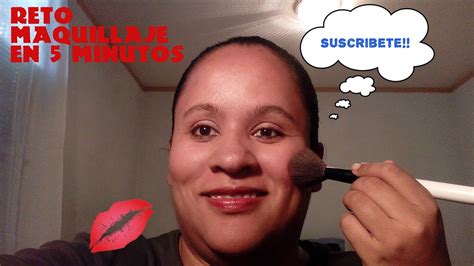 Reto De Maquillaje En 5 Minutos Fail Total Diviertanse Youtube