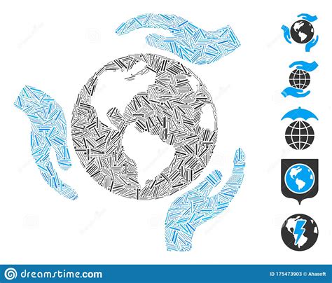 Hatch Mosaic Earth Protection Stock Illustration Illustration Of