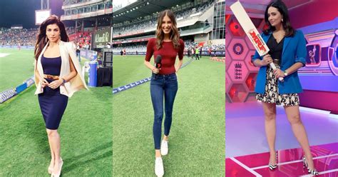 15 hottest female cricket anchors active in ipl psl big bash league and icc tournaments the