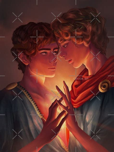 Achilles And Patroclus Art Print For Sale By IDorable Redbubble