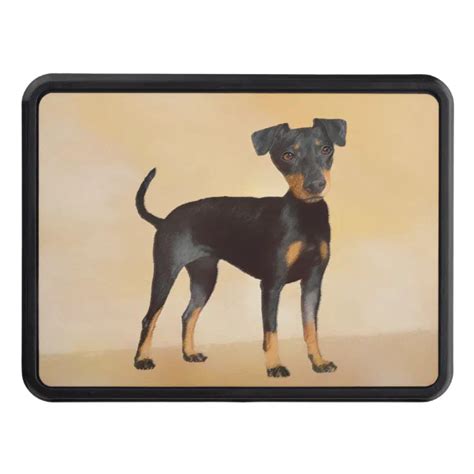 Manchester Terrier Painting Original Dog Art Hitch Cover Zazzle
