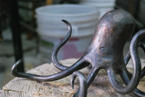Octopus Metal Sculpture And Carvings I Forge Iron