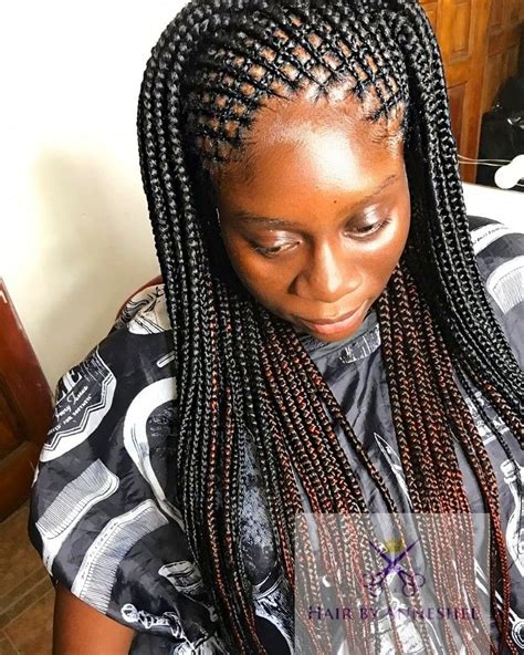 Ghana braids history and meaning. Layered braids | African braids hairstyles, African hair ...