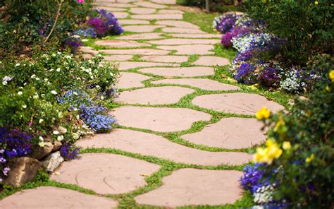 15 Garden Path Ideas With Stepping Stones Garden Lovers Club