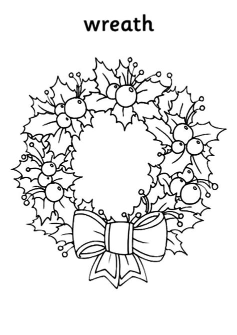 Awesome Picture Of Christmas Wreaths Coloring Pages Coloring Sun Noel