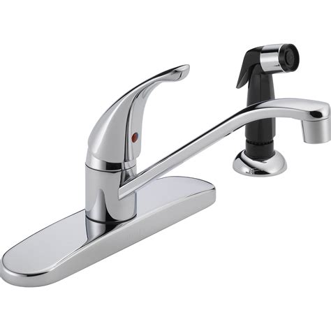 Install a new kitchen faucet to update the look of your kitchen. Moen Single Handle Kitchen Faucet 7400 Series
