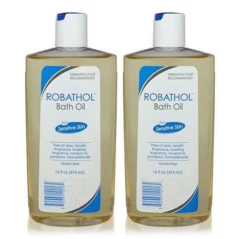 Robathol Bath Oil 16 Oz 2 Pack Beauty And Personal Care