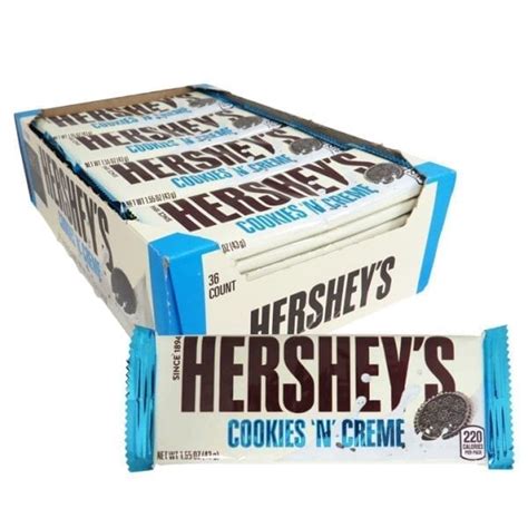Hersheys Cookies N Creme 43g X 36 Unit Pack Bulk Chocolate And Candy