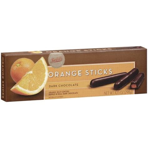 Sweets Dark Chocolate Orange Sticks 105 Oz
