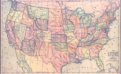 Usa 1875 Set Of 10 Antique Maps United States Regions Etc