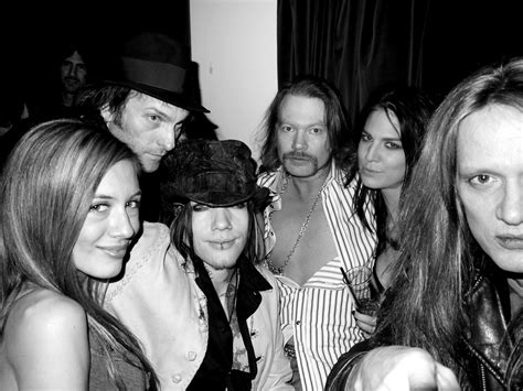 Axl Rose And Sebastian Bach After The Guns N Roses Show Purple Night