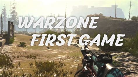 Call Of Duty Warzone First Game Youtube