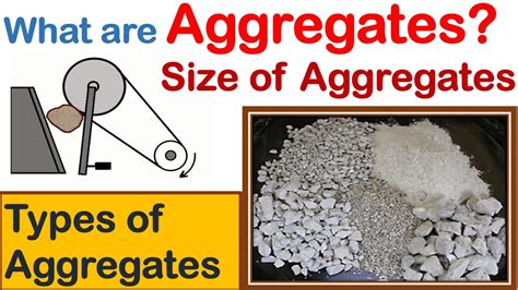 What Are Aggregates And Types According To Sizedifference Bw Fine