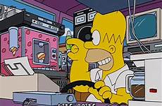gif homer simpson pushing buttons simpsons gifs happy giphy computer episode everything has