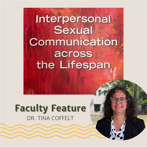 Faculty Focus Dr Tina Coffelt Communication Studies Program Iowa