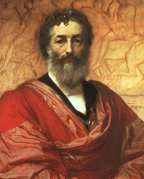 Self Portrait Lord Frederic Leighton Open Picture Usa Oil Painting