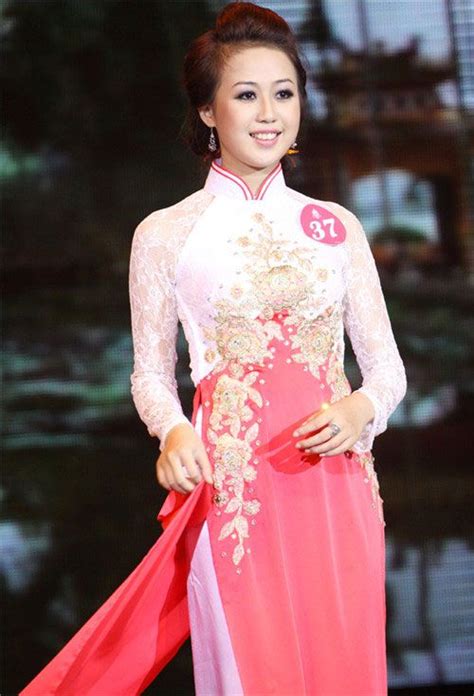 Ao Dai Lotus Ao Dai Hoa Sen Traditional Dresses Ao Dai Womens Dresses Images And Photos Finder