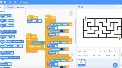 How To Make A Simple Maze Game In Scratch Youtube