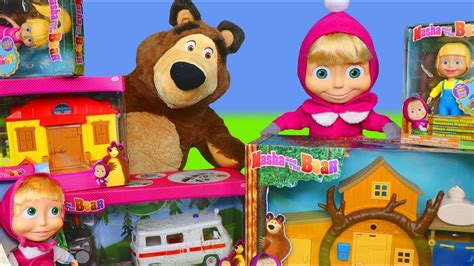 Masha Y El Oso Juguetes La Casa Del Árbol Masha And The Bear Toys Youtube