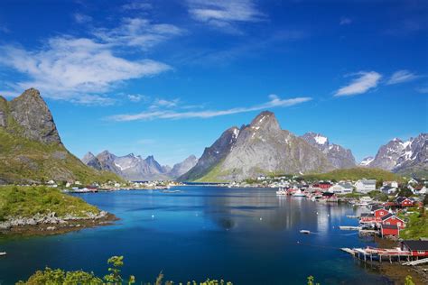 ロフォーテン諸島レーヌの風景 ノルウェーの風景 Beautiful