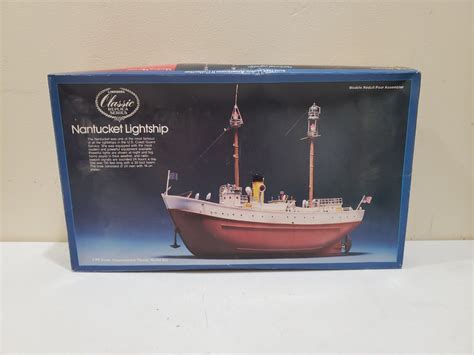 Lindberg Us Coast Guard Nantucket Lightship Scale Model Kit 1986