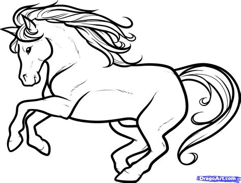 Easy Drawing Of Horse At Getdrawings Free Download