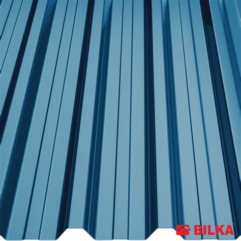 Tablă cutată T35 culoare RAL 5010 albastru finisaj lucios Bilka
