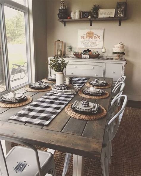 These tables hold stories as rich as the ones created sitting around it. 62 Farmhouse Dining Rooms And Zones To Get Inspired - DigsDigs