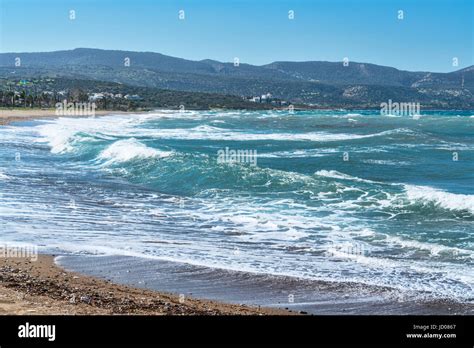 Latchi Beach And Seafront Near Polis West Coast Cyprus Stock Photo
