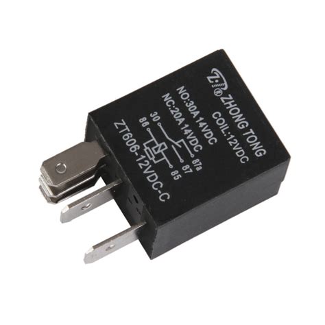 Relays Idle Up Solenoid Pack Of 2 Fused Relay Onoff 12v 30a 4 Pin Fuse