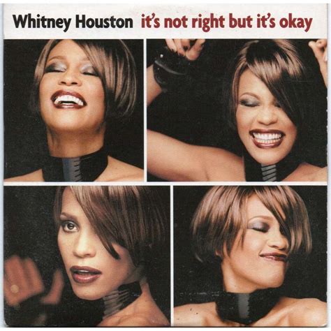 Its Not Right But Its Okay Whitney Houston Cd2枚 売り手